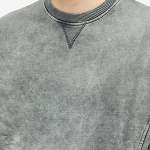 women's hoodies hoodies women women's <b>sweatshirt</b> Oversize Streetwear Acid Washed Crew Neck Pullover <b>Vintage</b> <b>Sweatshirt</b> - Product Image 4