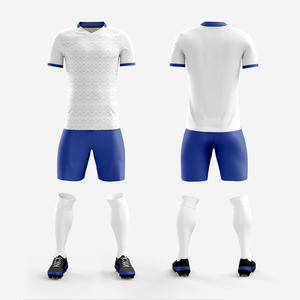 Maillots de football personnalisés vierges avec impression de nom et numéro 2025 – Tenues de football pour adultes 100 % polyester - Product Image 1