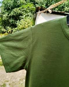 เสื้อยืดผ้าฝ้ายคอกลมแขนสั้นสำหรับผู้ชายเสื้อยืดพิมพ์โลโก้ส่วนตัวมาตรฐาน - Product Image 3