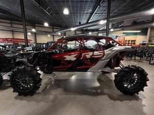 NUEVO ORIGINAL 2025 Can-Am Maverick X3 MAX DS Turbo Rojo Fuego y Plateado Hiper <span class=keywords><strong>UTV</strong></span> PARA ADULTOS - Product Image 1