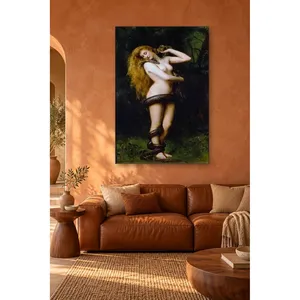 Fida John Collier Lilith avec impression sur toile Serpent - Product Image 5