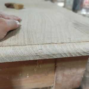 Mesita de noche de madera de teca sostenible de alta calidad, lámpara de dormitorio minimalista, mesita de noche de almacenamiento con cajón para el hogar, Hotel, Villa - Product Image 6