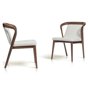 Silla nórdica supercómoda, sillas italianas de madera maciza para comedor y restaurante para sala de estar y muebles de Hotel - Product Image 2