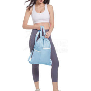 Bulk Supply Premium Foldable <b>Drawstring</b> Gym <b>Bag</b> with Reinforced Stitching Polyester Lining Smart Safety for Gym & Fitness Use - Product Image 5