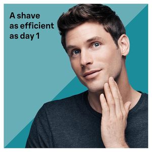 Cabezal de Repuesto para Afeitadora Eléctrica, Cuchilla Única Plateada, Lámina de Afeitado para Rostro, IPX7, Cuchilla Doble Lavable, Afeitadora Rotatoria - Product Image 1