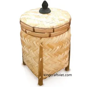 Panier d'été en bambou, 100% matériaux naturels, vente en gros, nouveauté, meilleure vente