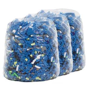 Granulés recyclés de déchets plastiques en vrac de fûts en PEHD, déchets industriels, couleur bleue et naturelle, pour la fabrication - Product Image 5