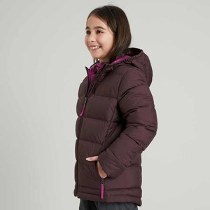 2025 personnalisé enfants luxe haute qualité Nylon doudoune respirant imperméable vêtements d'hiver fermeture à glissière Style décontracté à capuche - Product Image 1