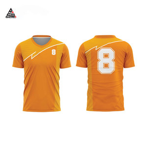 Camiseta de Fútbol Transpirable con Diseño Personalizado y Logotipo Impreso, 100% Poliéster Ecológico, Unisex, para Uniforme de Fútbol - Product Image 1