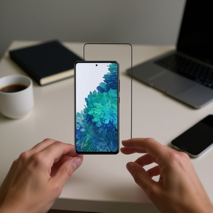 ESTUFF Paquete de 10 Protectores de Pantalla de Vidrio Templado 2.5D 9H Anti-Rayones para Teléfono Móvil S20 FE/5G - Product Image 3