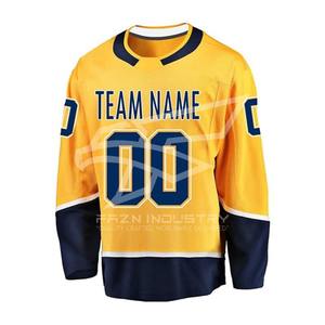 Camisa de hockey sobre hielo al por mayor impresión sublimada de secado rápido transpirable Jersey OEM ODM equipo ropa deportiva - Product Image 4