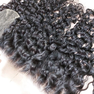 Raw Vietnam Virgin Hair Burmese Curly Bundle with HD <b>Lace</b> 5x5 6x6 7x7 2x6 Closure <b>13x6</b> 13x7 <b>Frontal</b> From Vietnam - Product Image 1