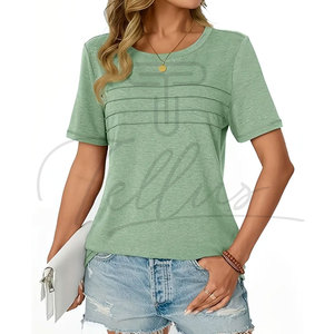 Nueva Llegada 2026 Camisetas Casuales Estampadas para Mujer, Ligeras, de Secado Rápido, Transpirables, Ecológicas, con Color y Logotipo Personalizables - Product Image 1