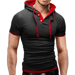 Camiseta de algodón 100% de verano para hombre, camiseta transpirable de manga corta, camisetas informales para gimnasio, camiseta para correr, ropa para hombre con logotipo personalizado - Product Image 4