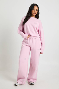 Ensemble de survêtement en molleton pour femme, logo personnalisé OEM, 2 pièces, pantalon de survêtement, vêtements de sport, 100% coton respirant, sweat-shirts à capuche, jogging - Product Image 4