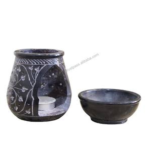 Handmade Best Selling Etched Design Stone Aroma Oil <b>Diffuser</b> For Yoga <b>Room</b> <b>Fragrance</b> Handcrafted Decorative Oil Burner - Product Image 1