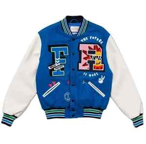 Chaqueta universitaria para hombre de último diseño 2024, chaqueta de cuello multicolor elegante hecha a medida, ropa de abrigo de invierno a la moda - Product Image 6