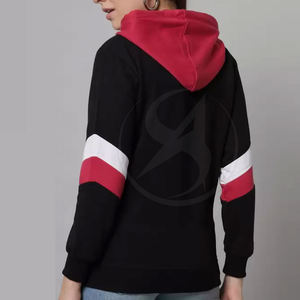 Sudaderas Ligeras de Algodón y Poliéster para Mujer, Antipelusas, Transpirables, Casuales de Invierno, con Logotipo Frontal y Capucha - Product Image 2