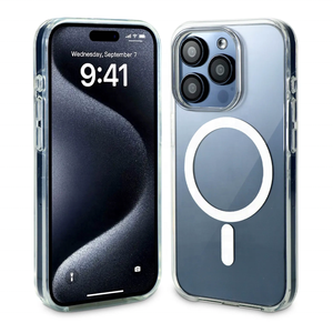 Fundas Magnéticas de Lujo a Prueba de Golpes, Diseño Ejecutivo, Transparentes, para <span class=keywords><strong>iPhone</strong></span> 15 Pro Max <span class=keywords><strong>12</strong></span> 13 14 16, Material de PC, Oficiales - Product Image 4