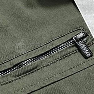 OEM Custom Embroidered 100% Cotton Stand Collar Winter Fabric <b>Jacket</b> Casual <b>Men's</b> Design <b>Soft</b> <b>Shell</b> Quick Dry Breathable All - Product Image 4