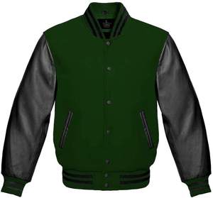 Chaqueta Universitaria Clásica de Béisbol con Mangas Largas de Cuero, Multicolor, Invierno, Vintage, Personalizada con Letras, para Hombre, al por Mayor - Product Image 2