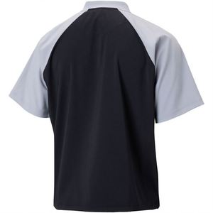 Prince Industry Equipo juvenil y adulto Ligero Manga corta Dos colores Patchwork Tela suave Chaqueta de jaula de béisbol - Product Image 6