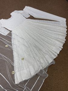 Lancement d'un nouveau styliste Occasion spéciale fête porter belle broderie fantaisie comme Chikankari travail Anarkali robe fantaisie - Product Image 3