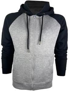 Men's Designer Breathable Eco-Friendly Zipper <b>Hoodie</b> Sweatshirt Garment Dyed Applique Formal Polyester/Cotton Fleece Hoody - Product Image 4