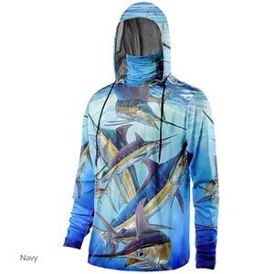 เสื้อตกปลาโพลีเอสเตอร์แขนยาวระบายอากาศได้ดีจากผู้ผลิตเสื้อผ้า - Product Image 4