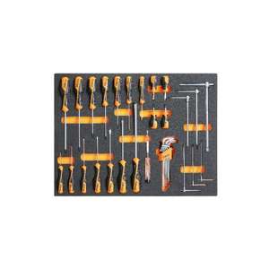 Bandeja de EVA Suave BETA para Destornilladores Beta, Almacenamiento de Herramientas para Tornillos de Cabeza Plana y Phillips ®   Llaves Hexagonales (Vacías) - Product Image 1