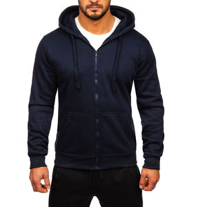 Mode personnalisée Survêtement de gym pour hommes Sportswear Sweat Wear Deux pièces vierge Sport Survêtement à capuche - Product Image 5