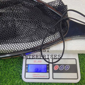 Filet d'atterrissage de pêche à la mouche en plein air Filet à truite Cadre en bois avec filet en caoutchouc Filet coulé à la main Thor Filet de pêche à la truite - Product Image 1