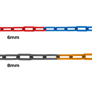 Cadena de eslabones de plástico liso de 8mm de alta calidad, tamaño personalizable para Secure-a-Load - Product Image 3