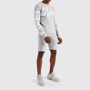 Conjunto Deportivo Urbano de Verano para Hombre, Conjunto Masculino con Estampado Fitness, Pantalones Cortos + Camiseta, Conjunto Corto para Hombre, Talla Grande - Product Image 1