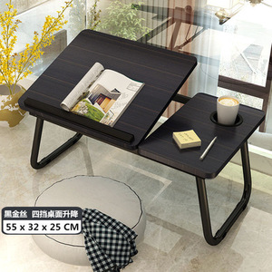 Table de lit pour ordinateur <span class=keywords><strong>portable</strong></span>, bureau <span class=keywords><strong>portable</strong></span> pliable avec fente pour tasse, support pour ordinateur <span class=keywords><strong>portable</strong></span>, plateau de petit-déjeuner pour <span class=keywords><strong>canapé</strong></span>, lit, support pour livre - Product Image 2