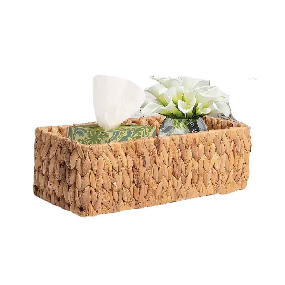 Top shopping Decorative Organizers for Paper Towels in the Bathroom Woven Water Hyacinth Storage Baskets