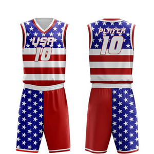 Uniforme de baloncesto con impresión por sublimación, precio al por mayor, gran oferta - Product Image 1