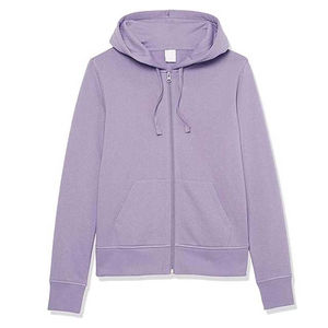 Sweat à capuche zippé pour femme, vente en gros, décontracté, 100% polaire, respirant, grandes tailles, sweats à capuche et sweat-shirts pour femmes en provenance du Pakistan, service OEM - Product Image 1