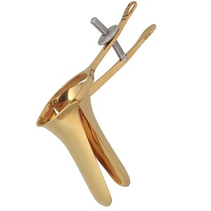 Espéculo Vaginal Cusco de Acero Inoxidable de Grado Médico con Recubrimiento Dorado, Instrumentos de Examen Ginecológico - Product Image 6