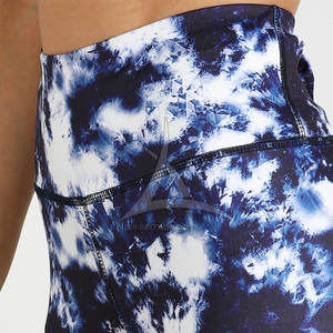 Fashion Elastic Waist Solid Yoga <b>Leggings</b> High Quality Spandex/Polyester Breathable Lightweight High Waist Slim Women's <b>Sexy</b> - Product Image 5