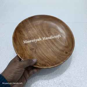 New Design Wooden Plate Acacia Wood Serving plate Kitchen Dinner <b>Dinnerware</b> Wooden Dinning Plates At lowest price - Product Image 3