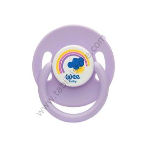 Ciuccio per capezzolo rotondo con motivo in Silicone Wee Baby n: 2 6-18 mesi