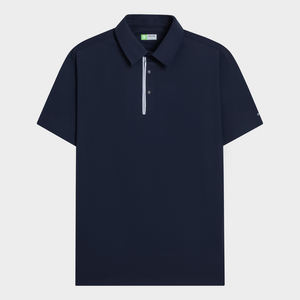 Aristino Golf Men's Solid Broadcloth Short Sleeve <b>Smart</b> Casual 200g 100% Polyester Wholesale APSG42AZ Top <b>Product</b> Hot Price - Product Image 4