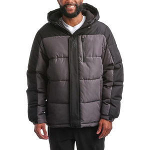 Chaqueta de Plumón para Hombre, Estilo Urbano, con Capucha, Cierre, Resistente al Agua, Abrigada, para Invierno - Product Image 3