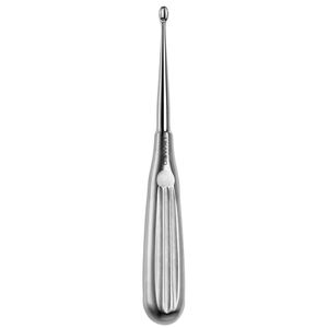 Volkmann Curette กระดูกยาว17ซม. ขนาด2.8มม. ถึง13.7มม. พร้อมด้ามจับสแตนเลสกลวง - Product Image 1