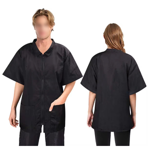 Uniforme de peluquero moderno Patrones elegantes Diseñado Tela de algodón amigable con la piel para un aspecto pulido para tareas de barbería - Product Image 2