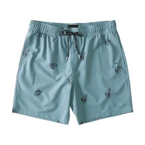 <b>Men's</b> Summer Beach Jogger <b>Shorts</b> Elastic Quick Dry Swimwear with Pocket Wholesale Painted Decoration <b>Jogging</b> <b>Shorts</b> - Product Image 1
