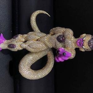 VVS Moissanite diamant plaqué or 925 Sterling rappeur personnalisé Hip Hop garçon pendentif prix usine pour hommes - Product Image 3