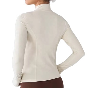 Girls and Women Custom Made High Quality Sportswear Zip up <b>Yoga</b> <b>Jacket</b> with Pocket Gym Running Sports <b>Jacket</b> - Product Image 2