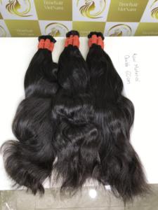 Blonde Trame Cheveux 60cm 100% Brut Vietnamien Droite Remy Extension De Cheveux Cuticule Cheveux Alignés Style Naturel Doux Lisse Brillant - Product Image 2